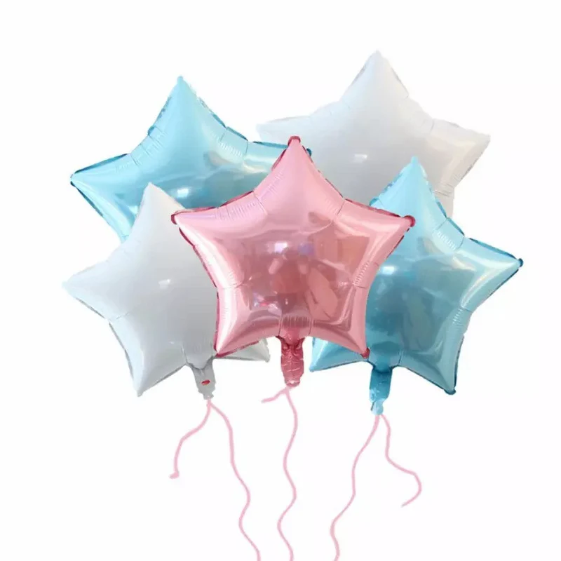 2 шт. пятиконечные Звездные вечерние воздушные шары 18 дюймов гелиевый воздушный