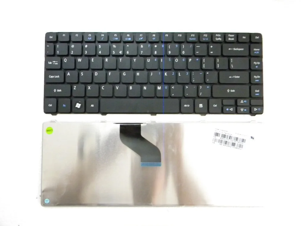 Бесплатная новый черный английской клавиатуры для ACER 4535 г 4253 4741 4750 4743 4738ZG 4752 ZQ8C 4738