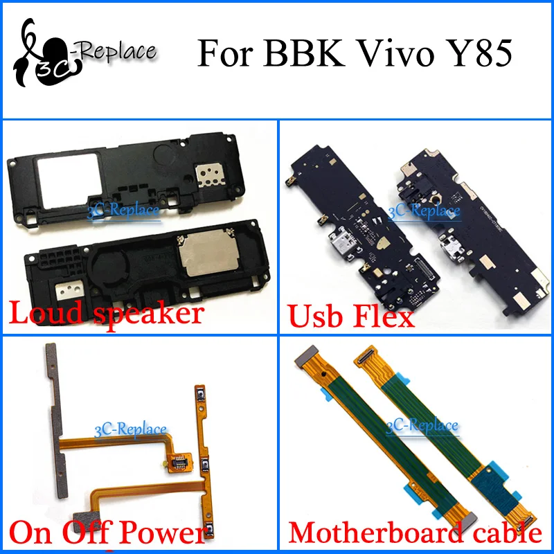Гибкий Usb кабель для материнской платы BBK Vivo Y85 Y85A громкий динамик ВКЛ./ВЫКЛ. гибкий