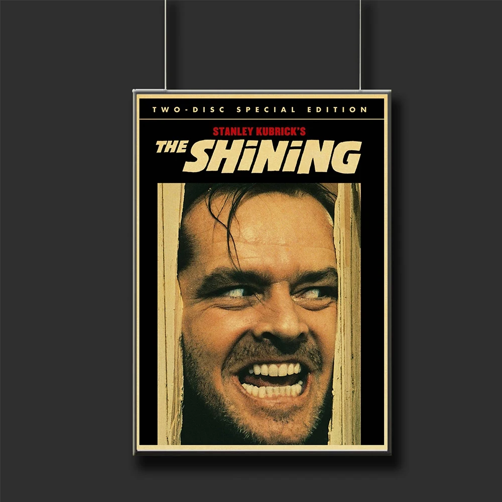 

Vintage The Shining Horror Movie Poster Classic Terror Film Wall posters For Home Room Decor Printed Painting Wall sticker