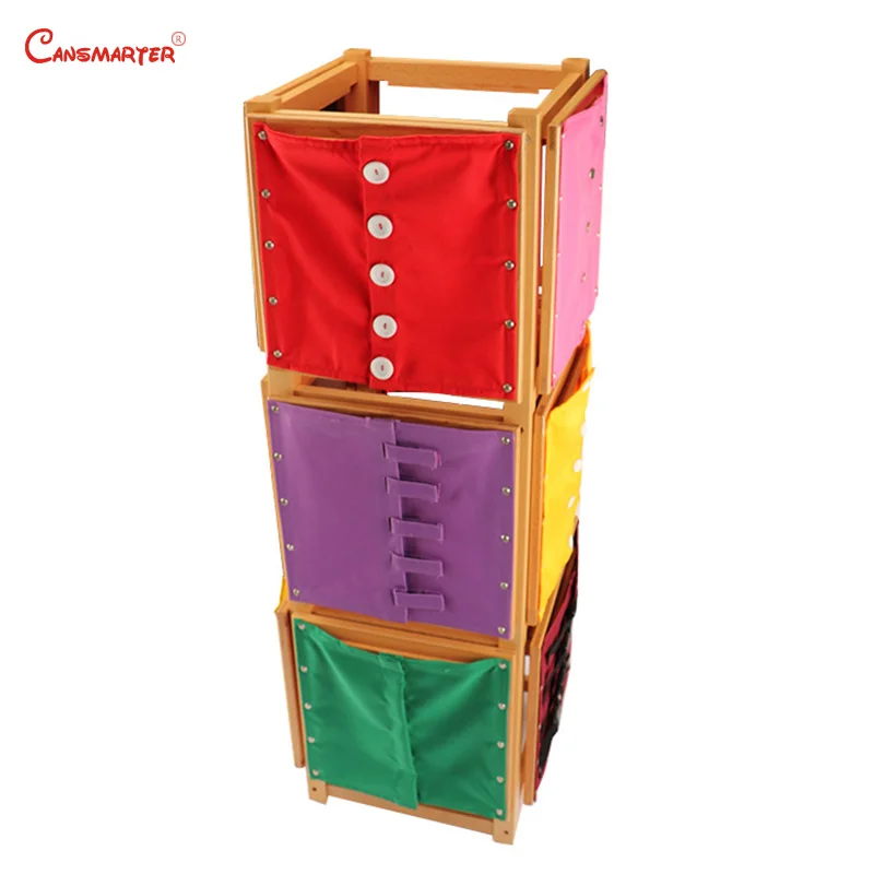 

Dressing Frame With Stand Montessori Zipper Board Frame Daily Skills Training Games Educational Teaching Aids Toy for Children