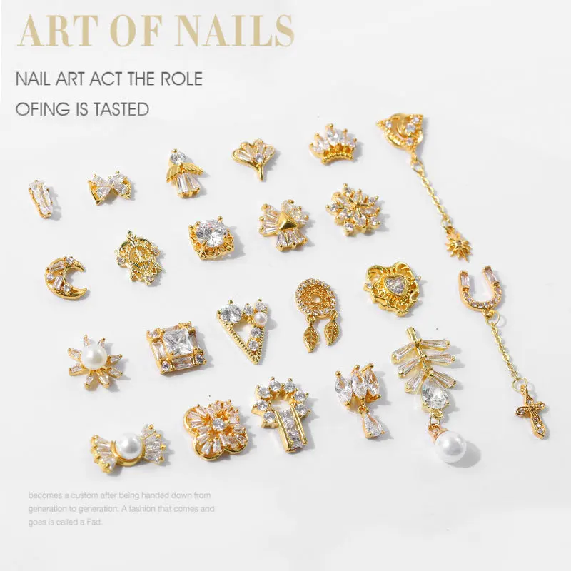 Новый дизайн ногтей Высокое качество металлические ювелирные изделия Настоящее
