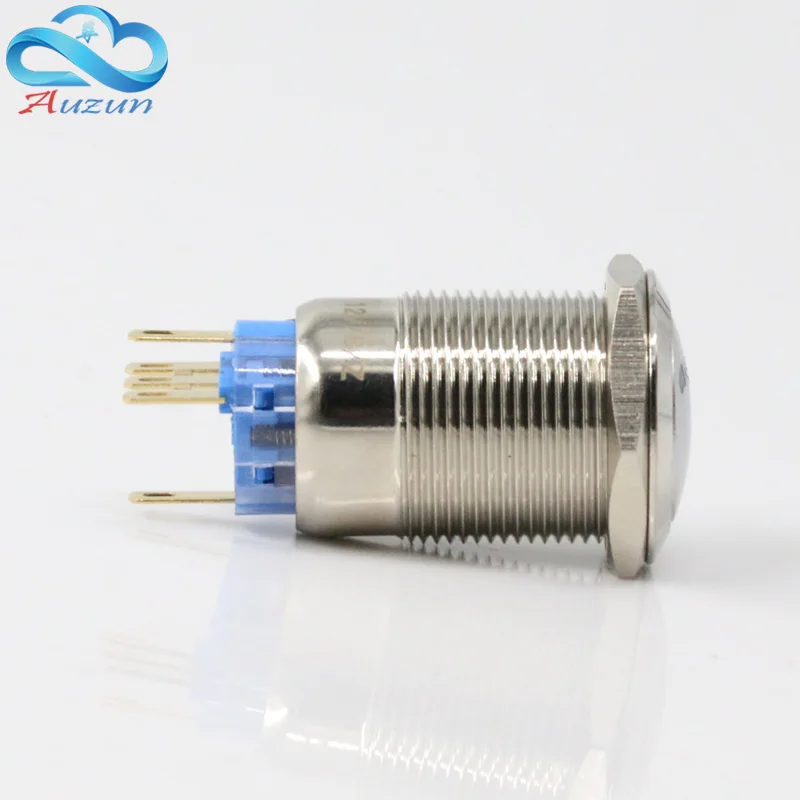 19MM Car Heating Button switch Self-lock Metal Switch And Copper Nickel Waterproof Can Be Customized | Обустройство дома