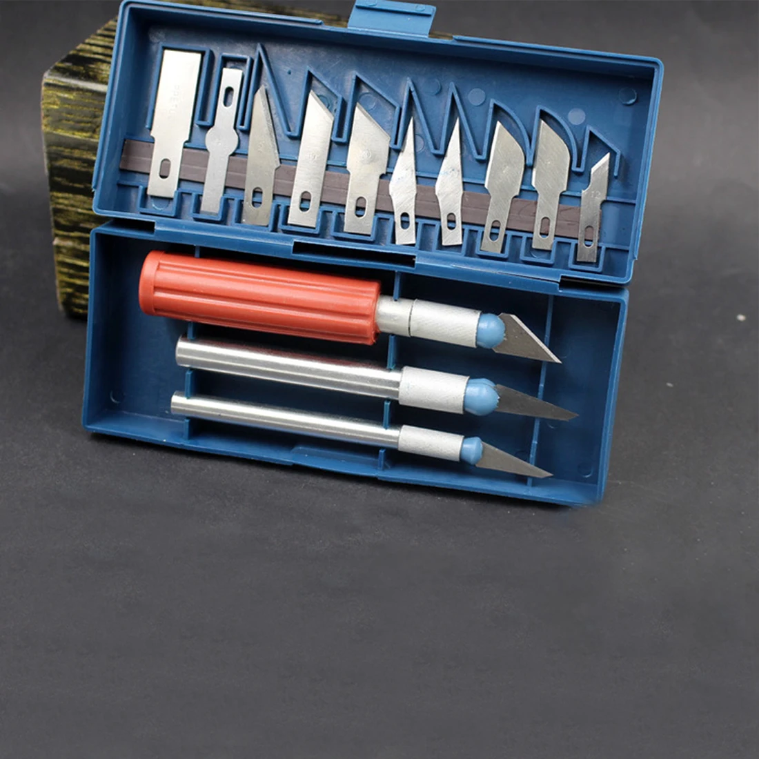 

New 13pcs Portable Wood Carving Tools Fruit Food Craft Sculpture Engraving Scalpel DIY Cutting Tool Color Random