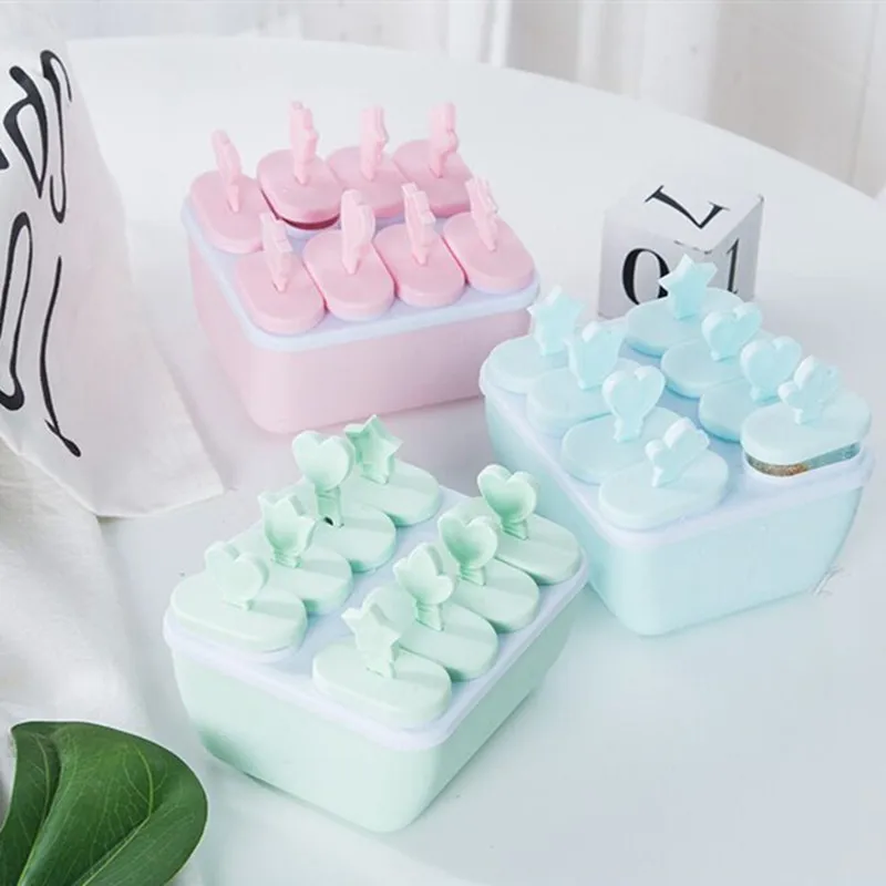 DIY Пластиковые эскимо формы лоток крем форма кубик льда лоток леденец мороженое формы для выпечки формы для мороженого инструменты для приготовления пищи