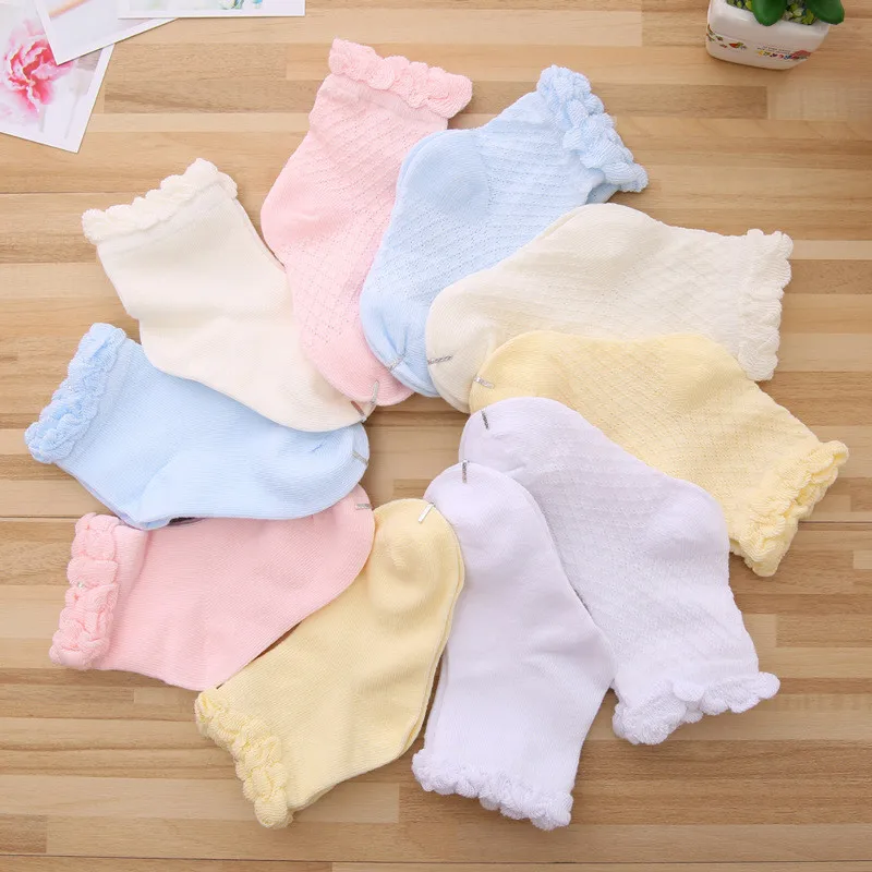 10 пар детских носков весенне-осенние удобные хлопковые носки для маленьких