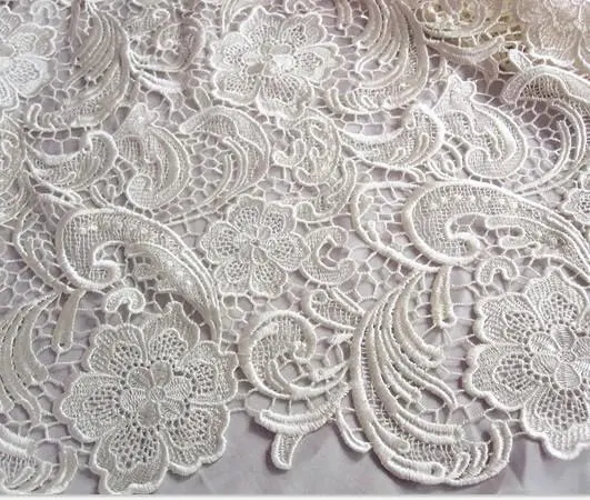 Кружевная ткань цвета слоновой кости кружевная для свадебного платья|ivory lace