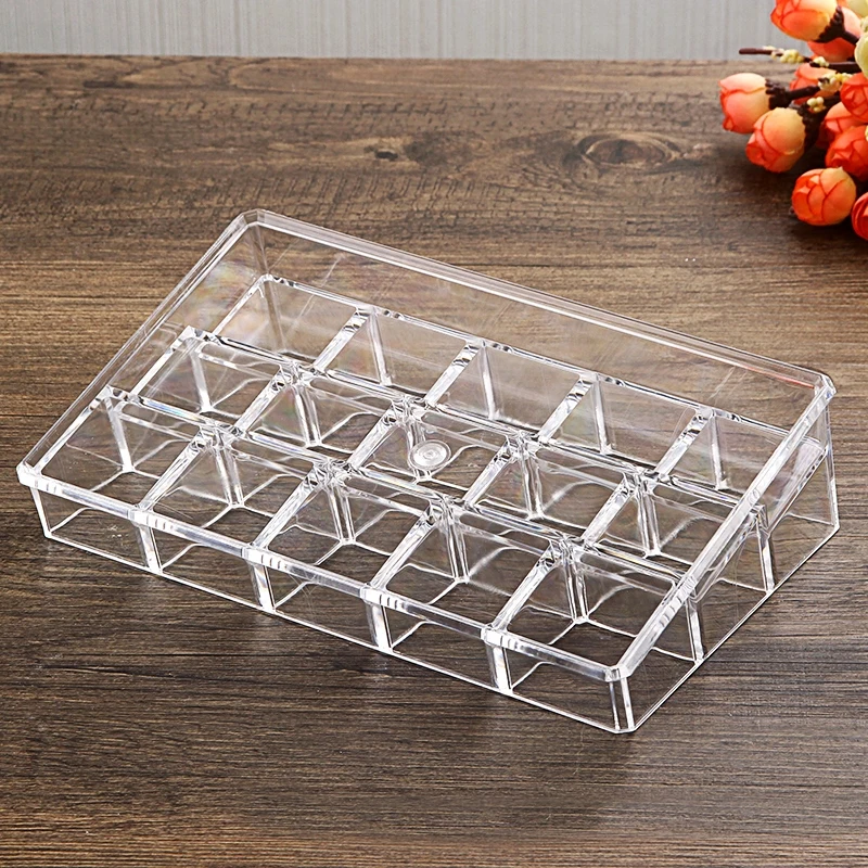

Acrylic organizer Cosmetic Storage Box Lipstick Display Rack Nail Polish Storage Case Makeup Tools Holder