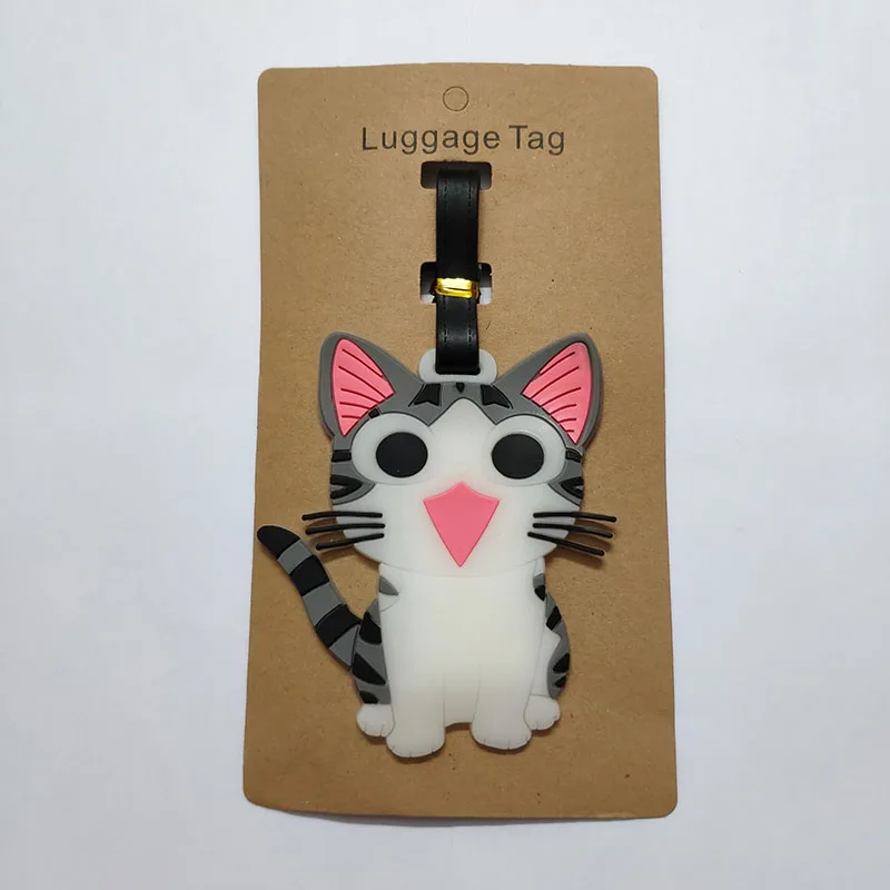 Kawaii Cat симпатичная мультяшная багажная бирка портативные дорожные аксессуары