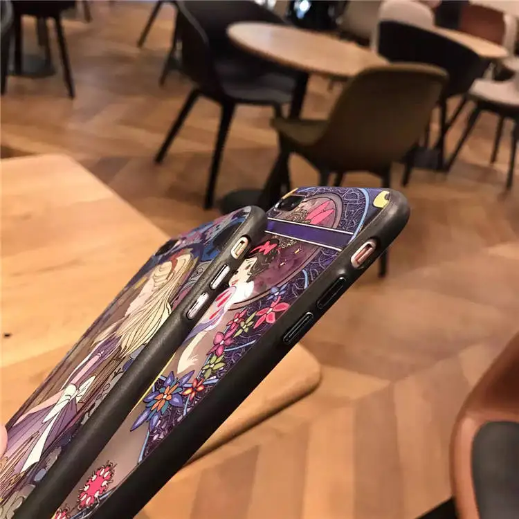 Snow White Mermaid Cute Case For OPPO R7 R7S R9 R9S R11 R11S 3D Relief Cartoon Phone Back Cover Plus |