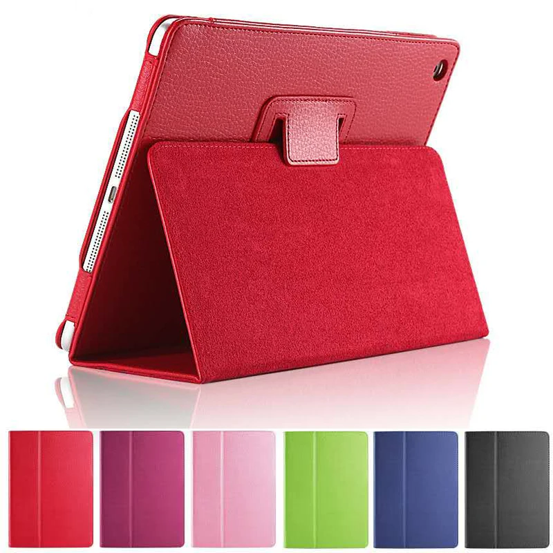 Стиль Litchi PU кожаный чехол для нового iPad 9 7 2017 2018 Чехол Folio Stand Smart Stander new | Компьютеры