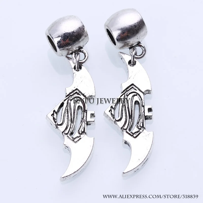 Тибетские серебряные металлические бусины Бэтмен V Супермен подходят Пандора