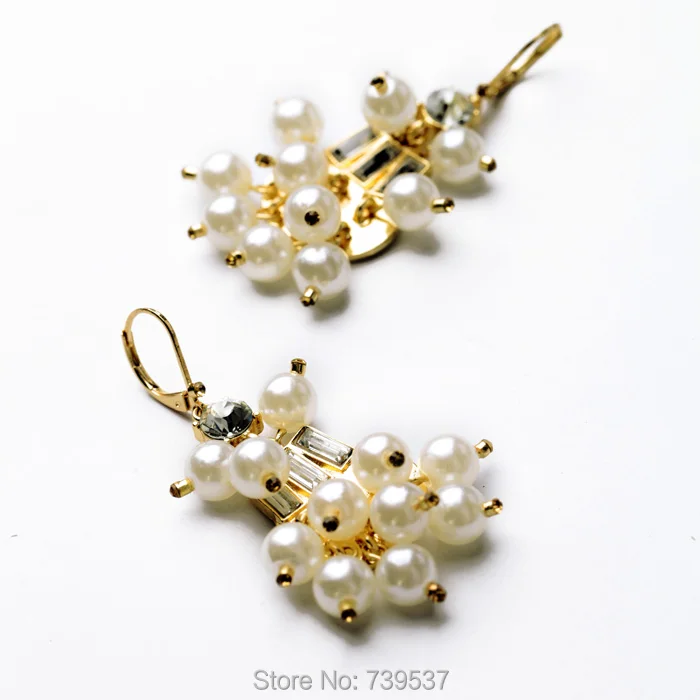 2017 Духи Ювелирные Изделия Ручной Работы Имитация Перл Кластера Праздник Милый