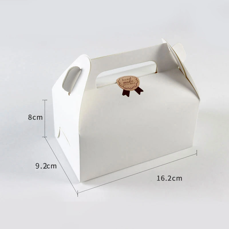 10 шт./лот контейнер для фруктов из крафт бумаги хранения закусок выпечки хлеба