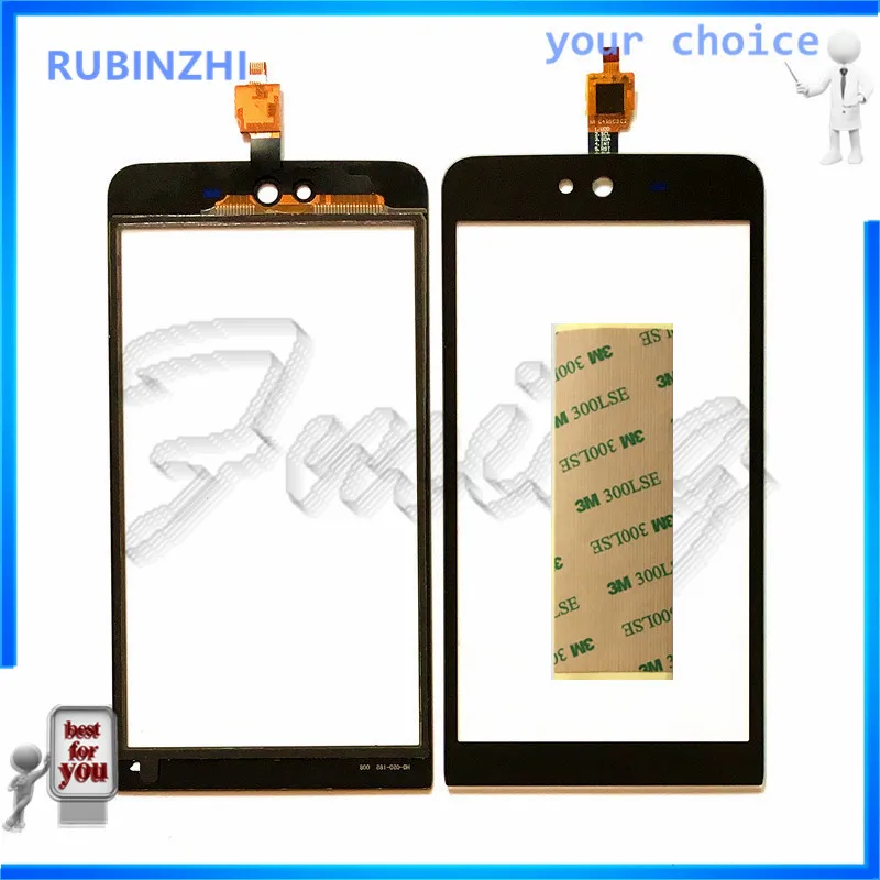 Сенсорный экран RUBINZHI для телефона Micromax Q338 Blot дигитайзер переднее стекло сменный