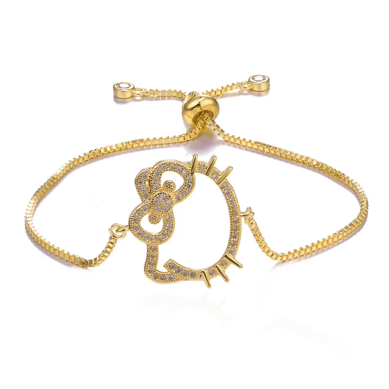 Колье bracciali Donna, модные трендовые красные веревочные бусы hello kitty, браслеты для женщин, ювелирные изделия Sieraden, очаровательные браслеты и браслеты Bijoux