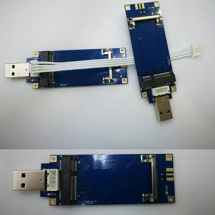 Адаптер USB-mini pcie включает SIM-карту UIM слот USB + 4P (2 54) для SIMCOM SIM7600G-H Quectel EG25-G Тоби/MPCI-L200