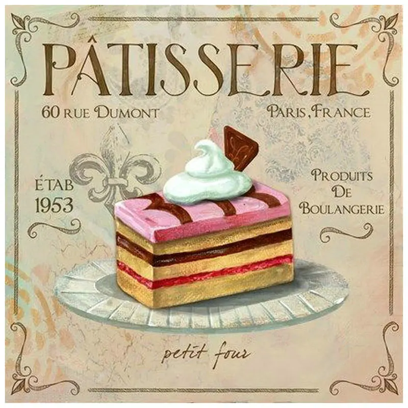 Новинка алмазная живопись 5d &quotсделай сам&quot кондитерские изделия 3d квадратные