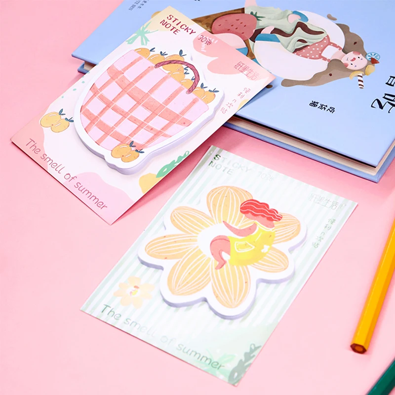 Летняя жизнь блокнот для заметок планировщик Стикеры для заметок kawaii канцелярские принадлежности pepalaria офисные школьные принадлежности 30 страниц