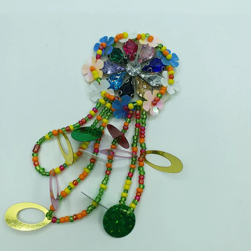 1 шт. блестки для одежды аппликация вышивания|beaded patches|patches for clothingsequin beads patches |