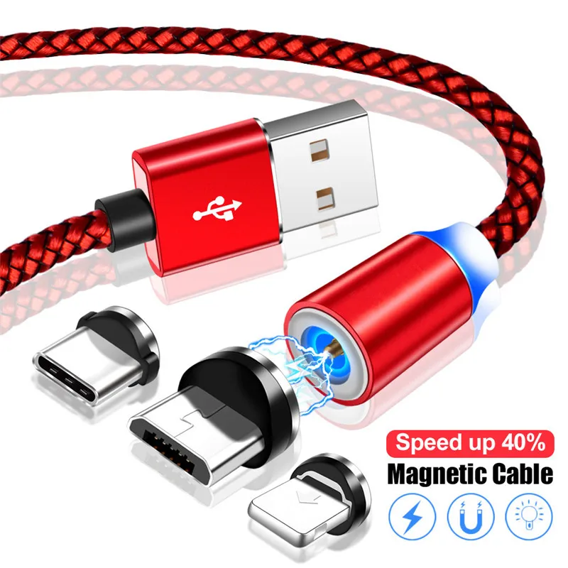 Магнитный USB кабель для iPhone Xs Max 8 7 6 6s типа C и Micro Samsung Xiaomi Redmi Asus Sony LG 1 м|Кабели
