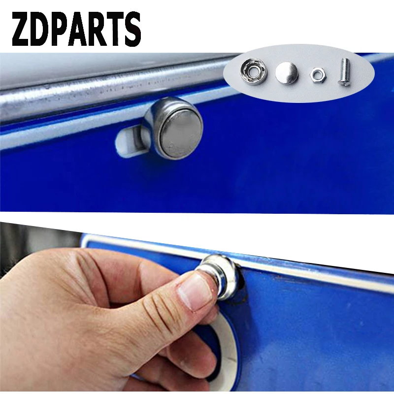 Болты для автомобильного номерного знака ZDPARTS 16X, винты для Volkswagen VW Golf 4 5 7 6 MK4 Honda Civic 2006-2011 Accord 2003-2007 Subaru