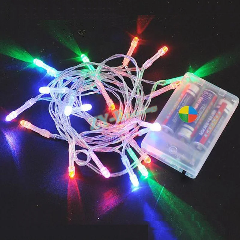 

100pcs string light LED battery light 3M 30LEDS Christmas lights holiday lights/wedding/ LED decoration lamp series by dhl fedex