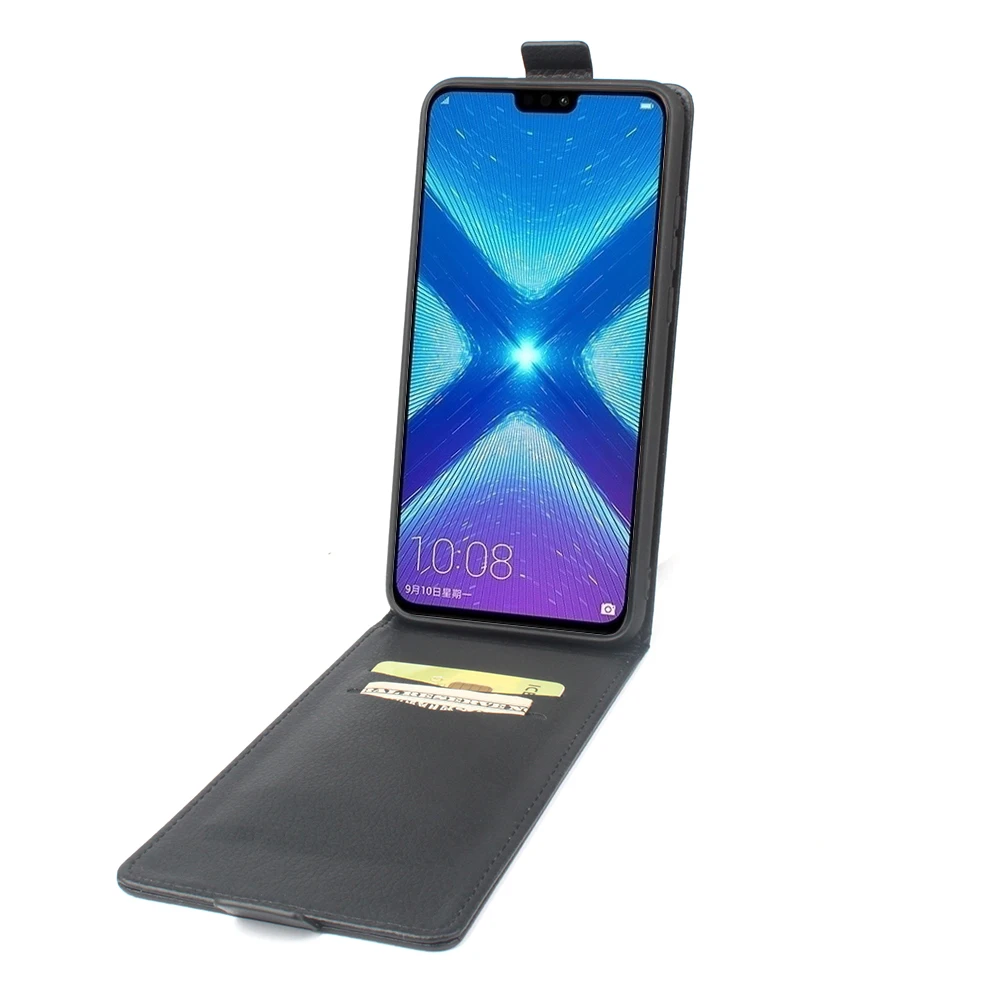 Бренд личи зерна для huawei Honor 8X чехол Высокое качество! Кожаный телефона s Funda |