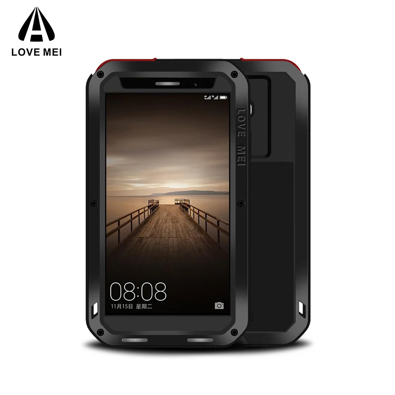 Металлический бронированный противоударный чехол для Huawei P20 Pro алюминиевый