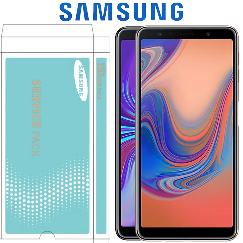 6,0 ''SUPER AMOLED для SAMSUNG Galaxy A7 SM-A750F A750F A750 ЖК-дисплей кодирующий преобразователь сенсорного экрана в сборе
