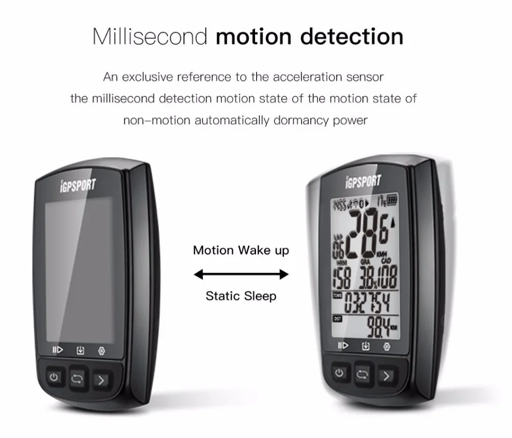 iGPSPORT iGS50S Bike computer GPSEnabled Bicycle Computer navigation Speedometer IPX7 200 hours data storage | Спорт и развлечения