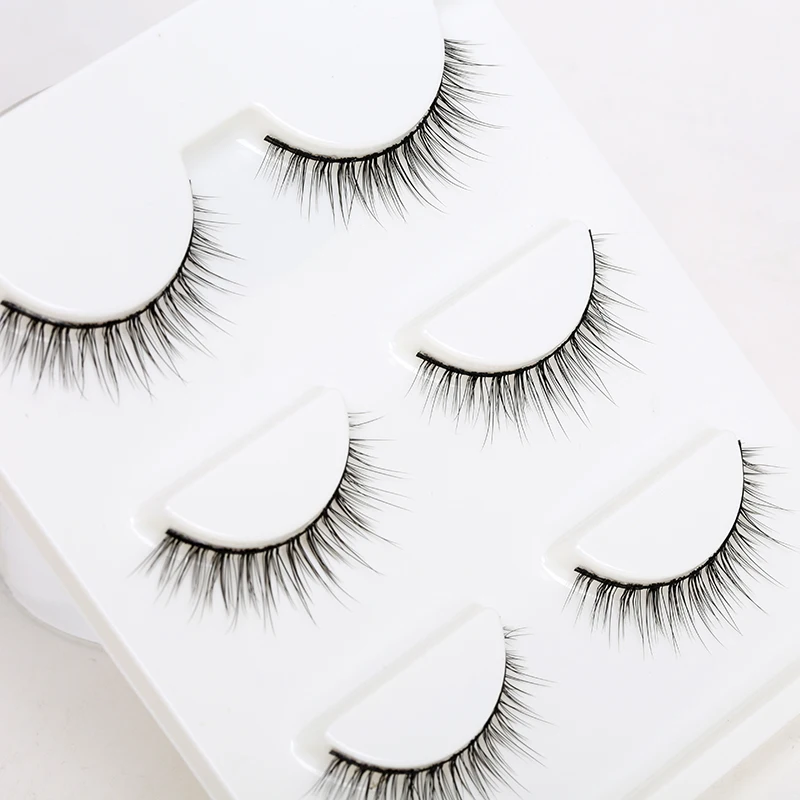 3 Пара В Упаковке Оптовой женские Ресницы Расширение Естественно Ресниц Бренд