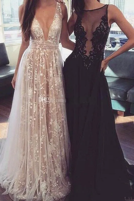 Кружевное платье с открытой спиной для выпускного вечера сексуальное v образным