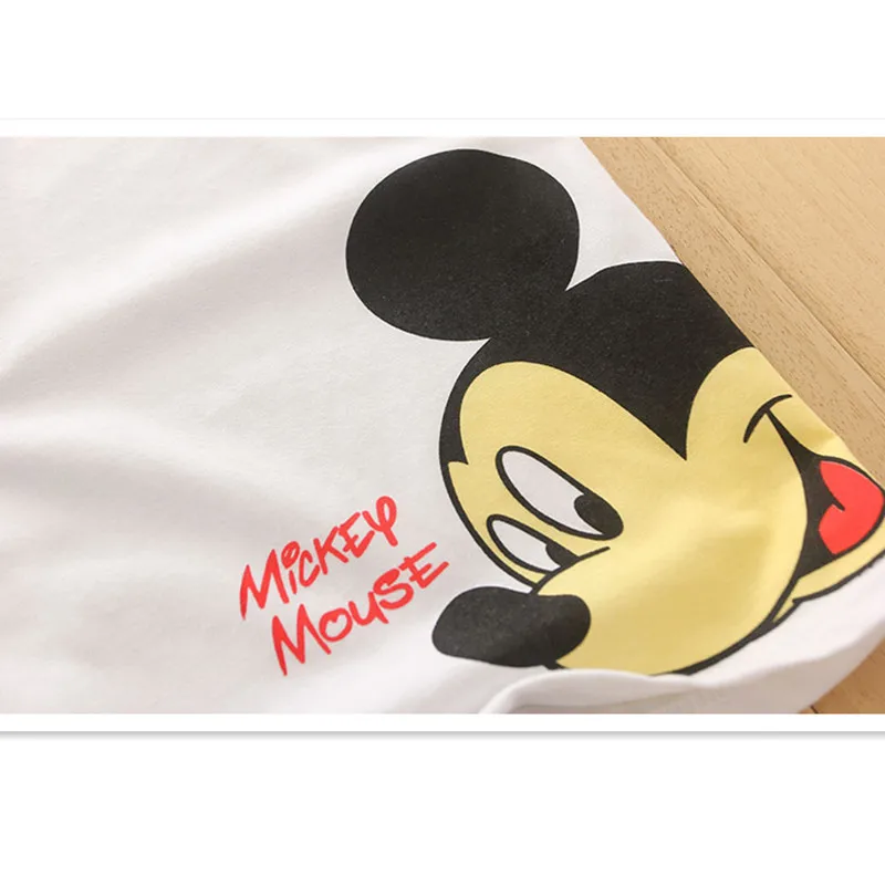 Лето 2017 г. мальчиков Футболка с Микки одежда детские футболки для От 1 до 12 лет