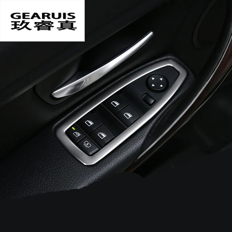 4 шт. двери автомобиля подлокотник панель украшения интерьера окна стекло Лифт