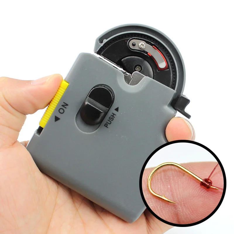 Быстрое привязывание рыболовные крючки электрическая автоматическая