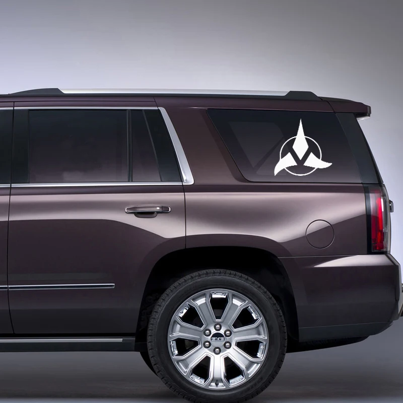 EmpireYing 3 Sizes 8 Colors Animated Sci-fi War Star Klingon Empire Symbol Car Sticker SUV Truck Bumper Kayak Decor Vinyl Decals |