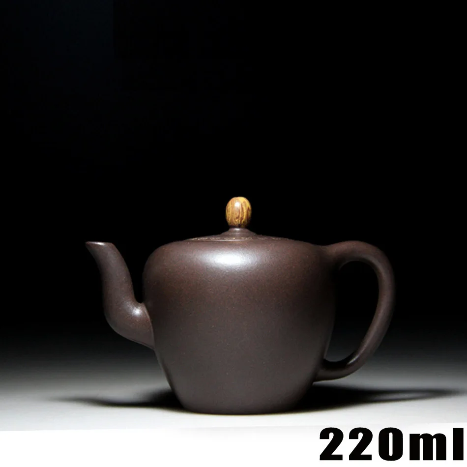 

Authentic Yixing Teapot Teapots 220ml Ceramic Bouns 3 Cups] Chinese Handmade Purple Clay Kung Fu Set Zisha Porcelain Kettle Sets