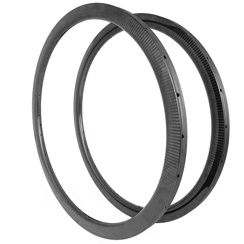 700C road disc rims 44x28mm 330g tubular wheel carbon rim bike 700c ERD 551mm | Спорт и развлечения