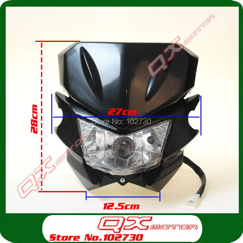 Фара для мотокросса KLX KX 110 WR250F WR450F фара 12 в 35 Вт H4 внедорожные велосипеды|fairing