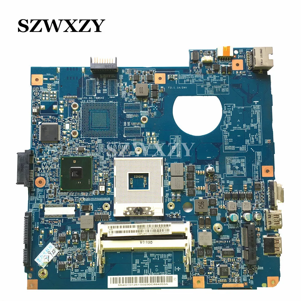 Материнская плата для ноутбука ACER 4741 HM55 48.4GY02. 031 MBPUW01002 DDR3 100% протестированная