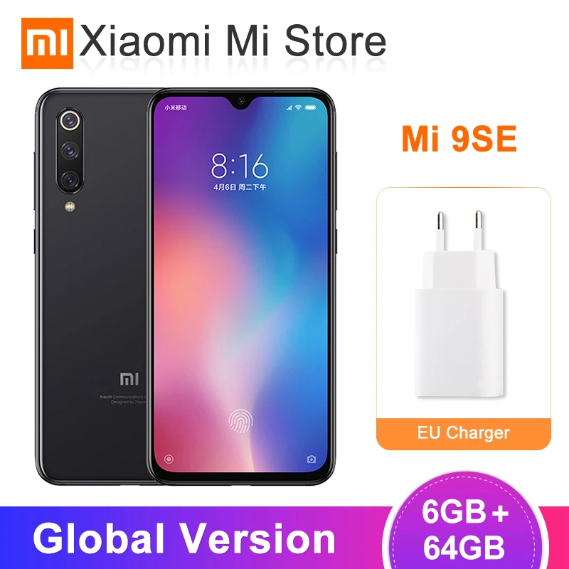 Xiaomi Mi 9 SE Mi9 смартфон с восьмиядерным процессором Snapdragon 712 ОЗУ 6 ГБ ПЗУ 64 5 97 дюймов