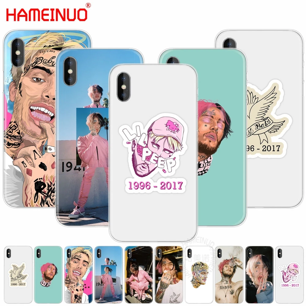 HAMEINUO lil peep Чехол для мобильного телефона iphone X 8 7 6 4 4s 5 5s SE 5c 6s plus|Бамперы| |