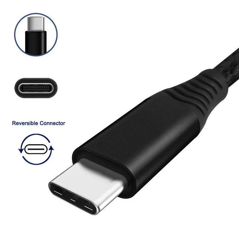 3 А usb type-C быстрое зарядное устройство для Motorola Moto G7 power G6 Plus Z4 Z3 Z2 Play X4 один кабель USB 3,0 type-C
