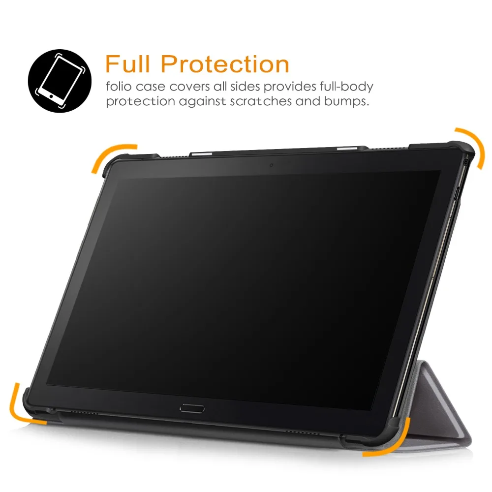 Тонкая магнитная складываемый чехол кейс для lenovo Tab P10 TB X705F X705L Smart case случае|Чехлы