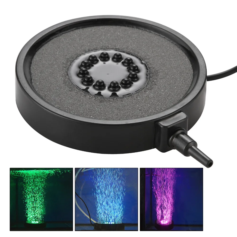 Новый аквариумный аквариум unerводяная Воздушная завеса пузырьковый камень лампа