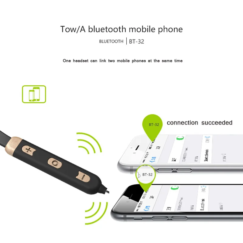 Bluetooth 4 2 шейным спортивные наушники Setero вкладыши магнитных гарнитура с