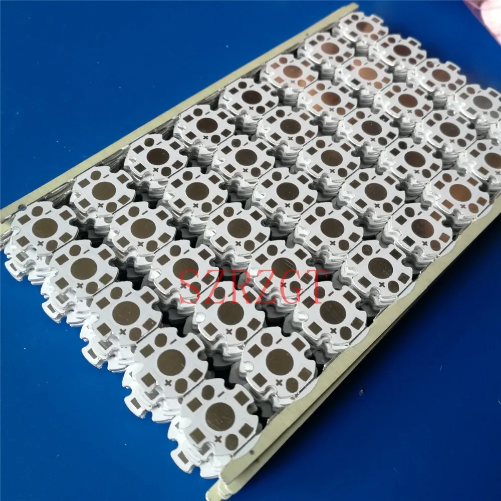 50 шт. 1000 шт./лот LED PCB теплоотвод 20 мм алюминиевая Базовая пластина высокая