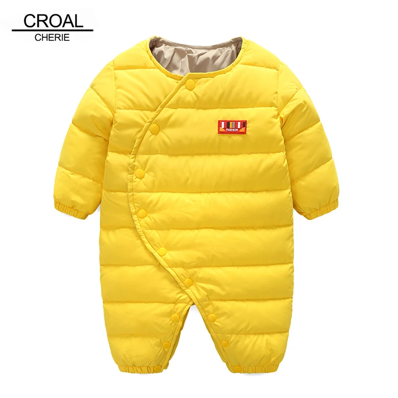 CROAL CHERIE 60 80 см 90% утиный пух зимняя детская одежда плотные Новорожденные девочки