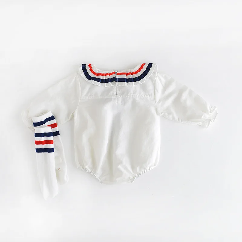 Детский комбинезон из хлопка с длинными рукавами Треугольники восхождение